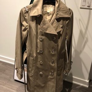 Michael Kors Tan Trench Coat